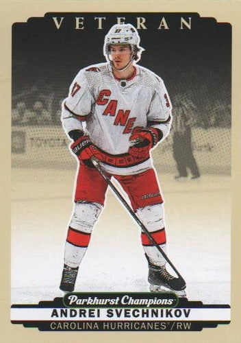 #183 Andrei Svechnikov - Carolina Hurricanes - 2022-23 Parkhurst Champions Hockey