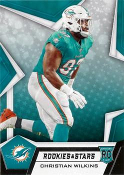 #183 Christian Wilkins - Miami Dolphins - 2019 Panini Rookies & Stars Football