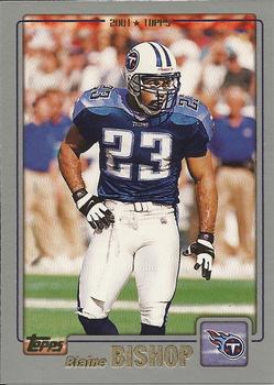 #183 Blaine Bishop - Tennessee Titans - 2001 Topps Football