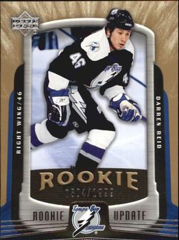 #183 Darren Reid - Tampa Bay Lightning - 2005-06 Upper Deck Rookie Update Hockey