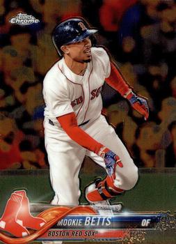 #183 Mookie Betts - Boston Red Sox - 2018 Topps Chrome Baseball