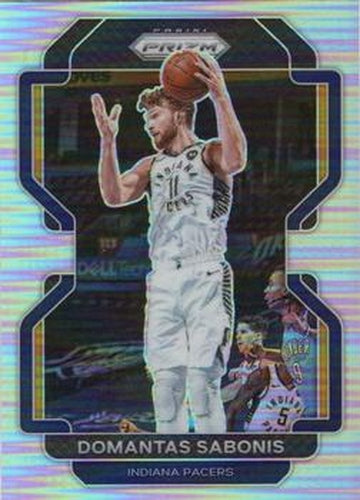 #183 Domantas Sabonis - Indiana Pacers - 2021-22 Panini Prizm - Silver Basketball