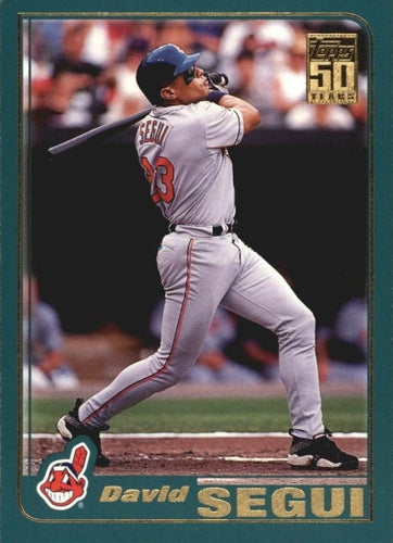 #183 David Segui - Cleveland Indians - 2001 Topps Baseball