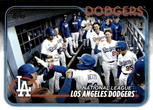 #183 Los Angeles Dodgers - Los Angeles Dodgers - 2024 Topps Baseball