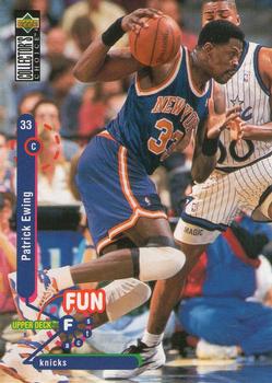 #183 Patrick Ewing - New York Knicks - 1995-96 Collector's Choice Basketball