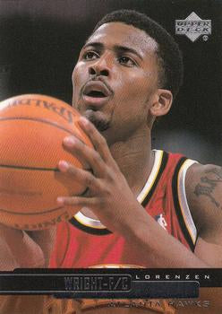 #183 Lorenzen Wright - Atlanta Hawks - 1999-00 Upper Deck Basketball