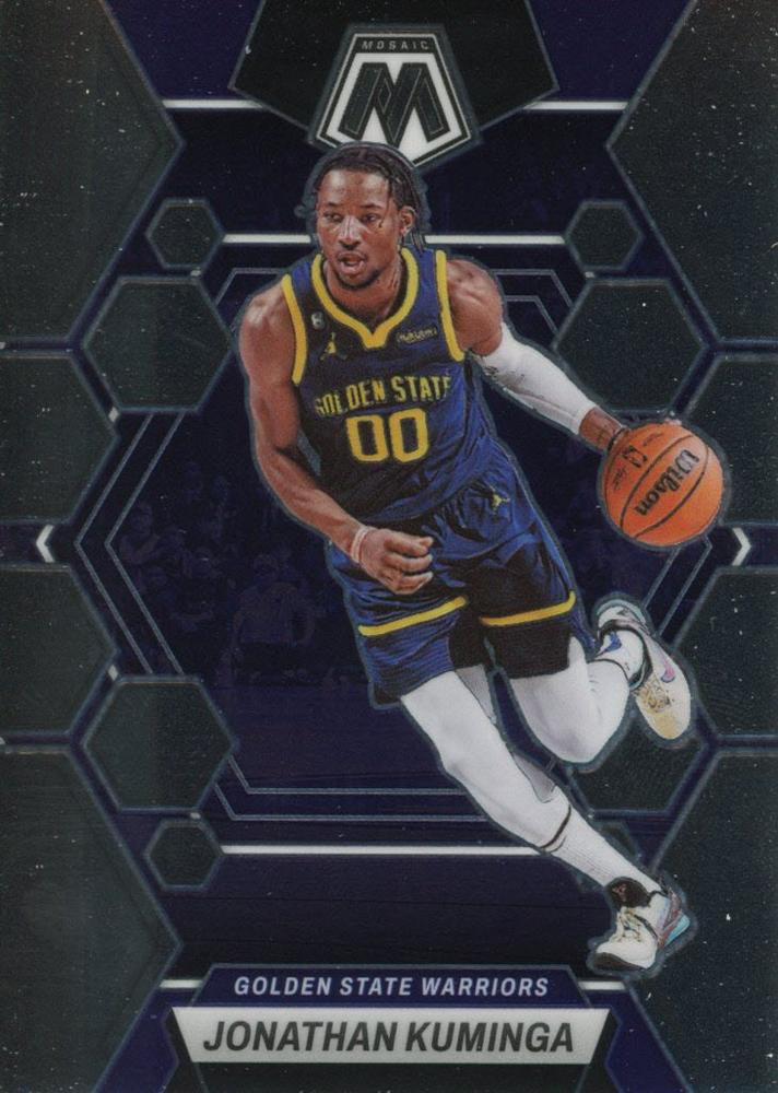 #184 Jonathan Kuminga - Golden State Warriors - 2022-23 Panini Mosaic Basketball