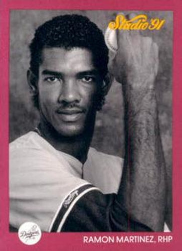 #184 Ramon Martinez - Los Angeles Dodgers - 1991 Studio Baseball