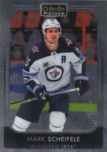 #184 Mark Scheifele - Winnipeg Jets - 2021-22 O-Pee-Chee Platinum Hockey