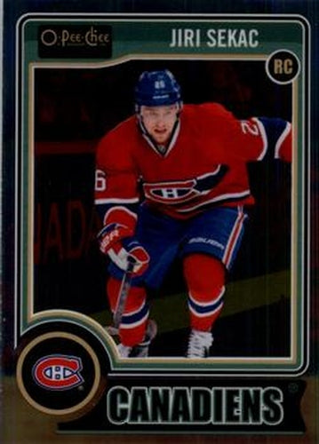 #184 Jiri Sekac - Montreal Canadiens - 2014-15 O-Pee-Chee Platinum Hockey