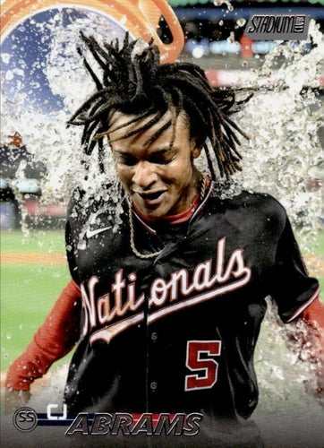 #184 CJ Abrams - Washington Nationals - 2023 Stadium Club Baseball