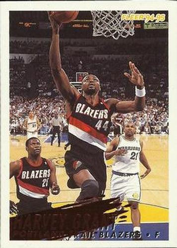 #184 Harvey Grant - Portland Trail Blazers - 1994-95 Fleer Basketball