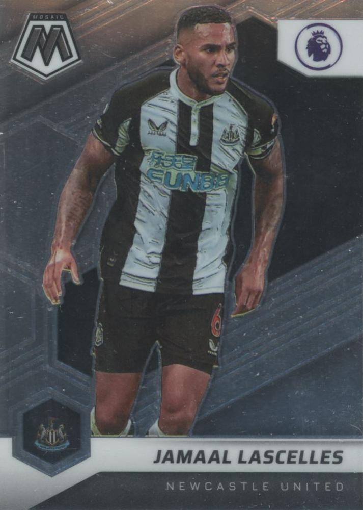 #184 Jamaal Lascelles - Newcastle United - 2021-22 Panini Mosaic Premier League Soccer