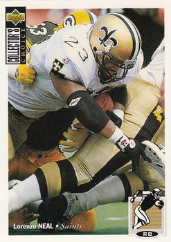 #184 Lorenzo Neal - New Orleans Saints - 1994 Collector's Choice Football