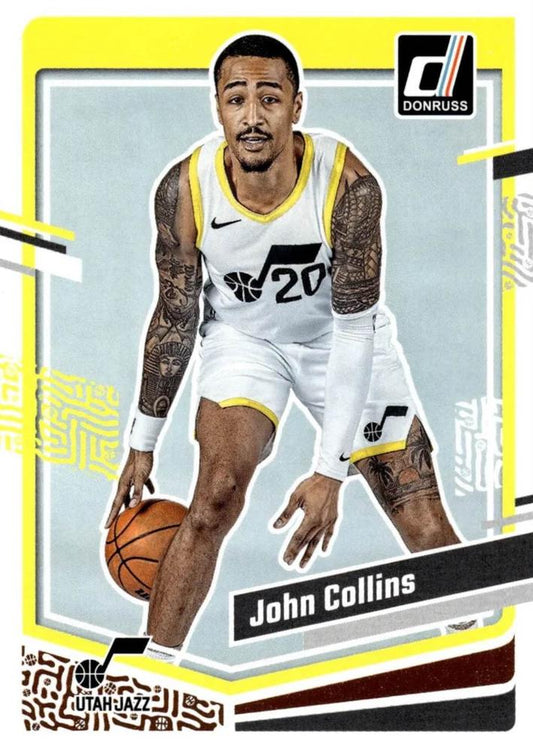 #184 John Collins - Utah Jazz - 2023-24 Donruss Basketball