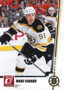 #184 Marc Savard - Boston Bruins - 2010-11 Donruss Hockey