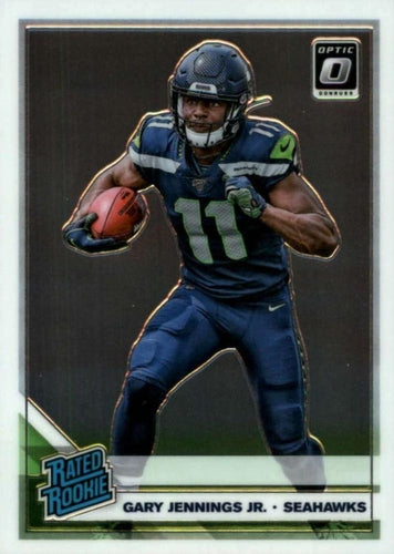 #184 Gary Jennings Jr. - Seattle Seahawks - 2019 Donruss Optic Football