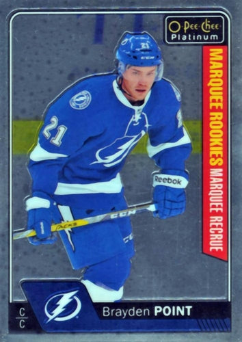 #184 Brayden Point - Tampa Bay Lightning - 2016-17 O-Pee-Chee Platinum Hockey