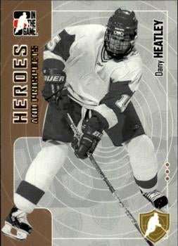#184 Dany Heatley - Wisconsin Badgers - 2005-06 In The Game Heroes and Prospects Hockey