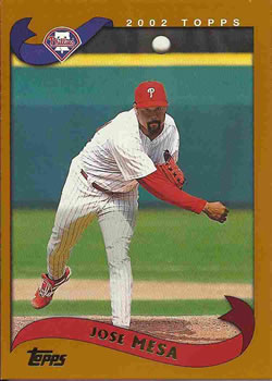 #184 Jose Mesa - Philadelphia Phillies - 2002 Topps Baseball
