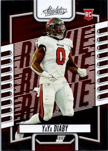#184 YaYa Diaby - Tampa Bay Buccaneers - 2023 Panini Absolute Football