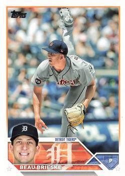 #184 Beau Brieske - Detroit Tigers - 2023 Topps Baseball