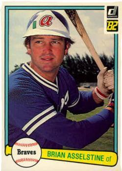 #184 Brian Asselstine - Atlanta Braves - 1982 Donruss Baseball