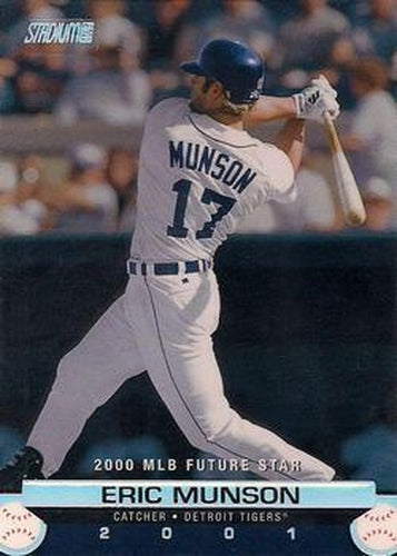 #184 Eric Munson - Detroit Tigers - 2001 Stadium Club Baseball