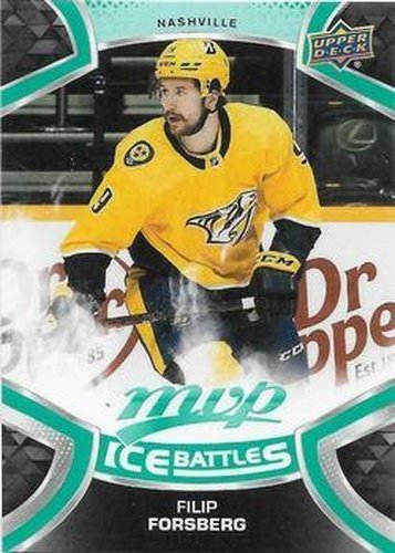 #184 Filip Forsberg - Nashville Predators - 2021-22 Upper Deck MVP - Ice Battles Hockey