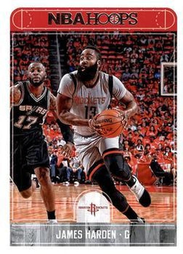 #184 James Harden - Houston Rockets - 2017-18 Hoops Basketball