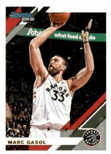 #184 Marc Gasol - Toronto Raptors - 2019-20 Donruss Basketball