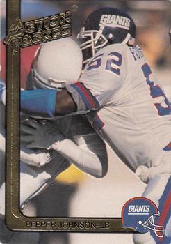 #184 Pepper Johnson - New York Giants - 1991 Action Packed Football