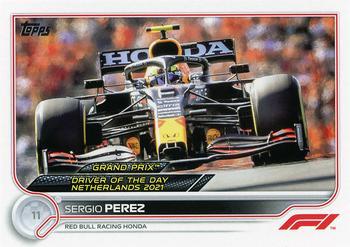 #184 Sergio Perez - Red Bull Racing Honda - 2022 Topps Formula 1 Racing
