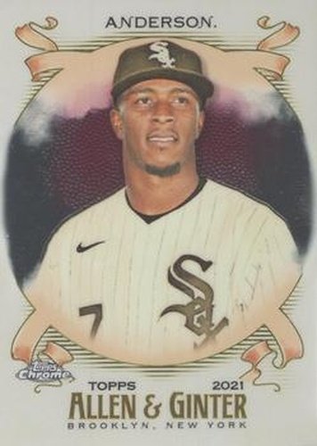 #184 Tim Anderson - Chicago White Sox - 2021 Topps Allen & Ginter Chrome Baseball