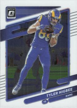 #184 Tyler Higbee - Los Angeles Rams - 2021 Donruss Optic Football