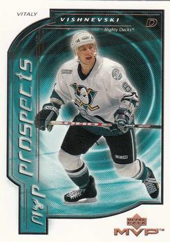 #184 Vitaly Vishnevski - Anaheim Mighty Ducks - 2000-01 Upper Deck MVP Hockey