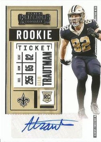 #184 Adam Trautman - New Orleans Saints - 2020 Panini Contenders Football