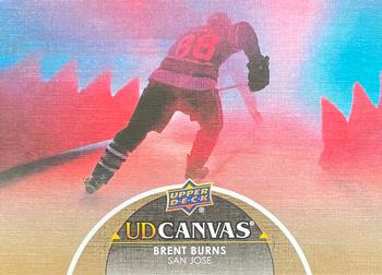 #C184 Brent Burns - San Jose Sharks - 2021-22 Upper Deck - UD Canvas Hockey