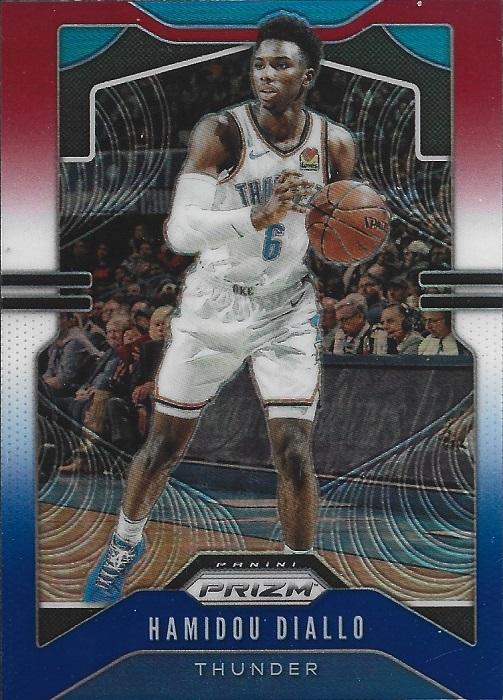 #184 Hamidou Diallo - Oklahoma City Thunder - 2019-20 Panini Prizm - Prizms Red White and Blue Basketball