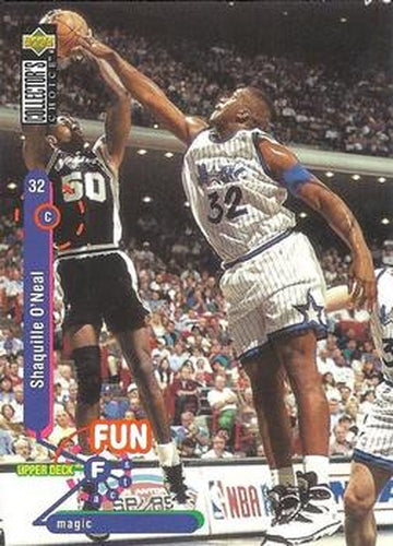 #184 Shaquille O'Neal - Orlando Magic - 1995-96 Collector's Choice Basketball