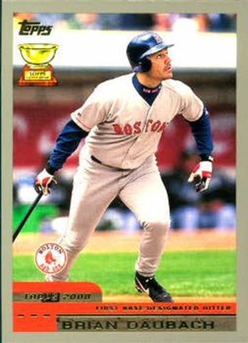 #184 Brian Daubach - Boston Red Sox - 2000 Topps Baseball