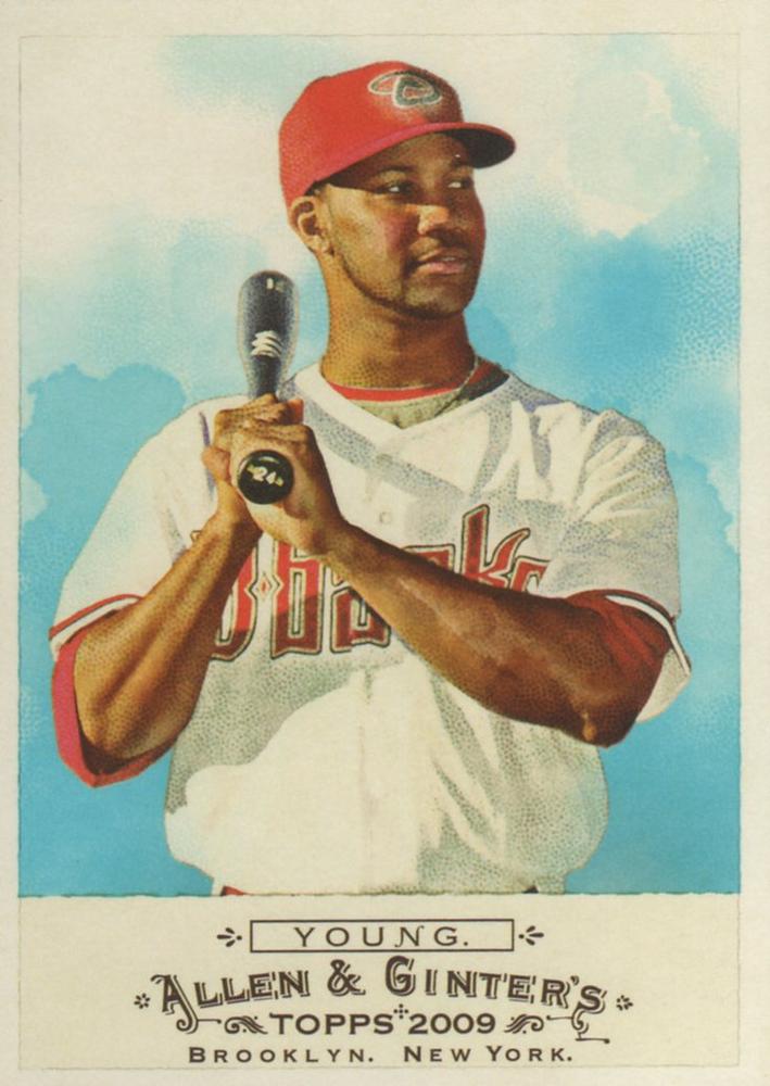 #184 Chris Young - Arizona Diamondbacks - 2009 Topps Allen & Ginter Baseball