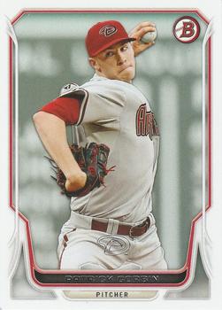 #184 Patrick Corbin - Arizona Diamondbacks - 2014 Bowman Baseball