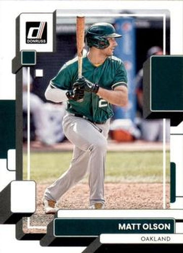 #184 Matt Olson - Oakland Athletics - 2022 Donruss Baseball