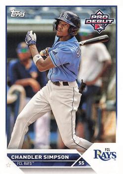#PD-184 Chandler Simpson - FCL Rays - 2023 Topps Pro Debut Baseball