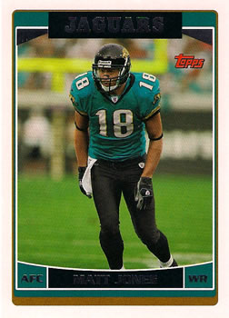 #184 Matt Jones - Jacksonville Jaguars - 2006 Topps Football