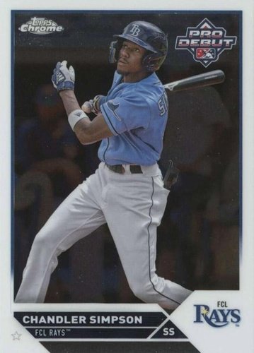 #PDC-184 Chandler Simpson - FCL Rays - 2023 Topps Pro Debut - Chrome Baseball