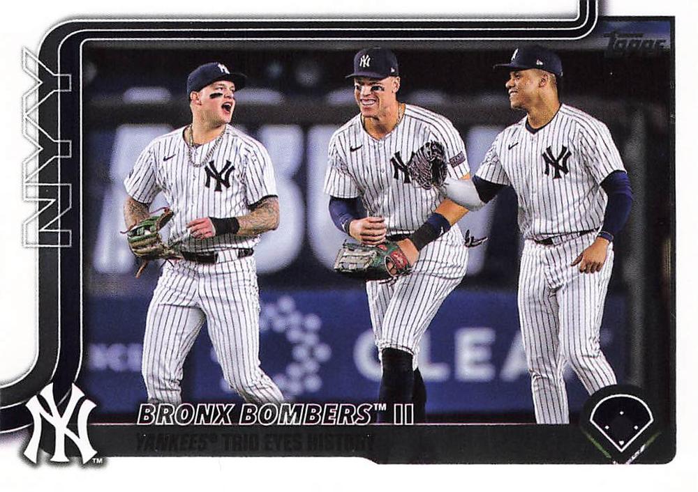 #184 Bronx Bombers II: Yankees Trio Eyes History - New York Yankees - 2025 Topps Baseball