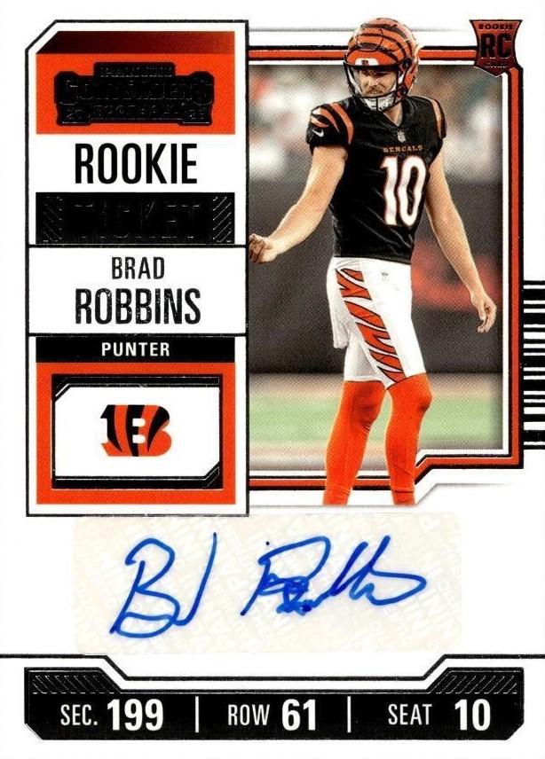 #184 Brad Robbins - Cincinnati Bengals - 2023 Panini Contenders Football