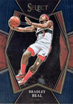 #184 Bradley Beal - Washington Wizards - 2021-22 Panini Select - Blue Basketball
